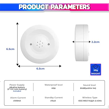 Smart WiFi Water Leak Sensor