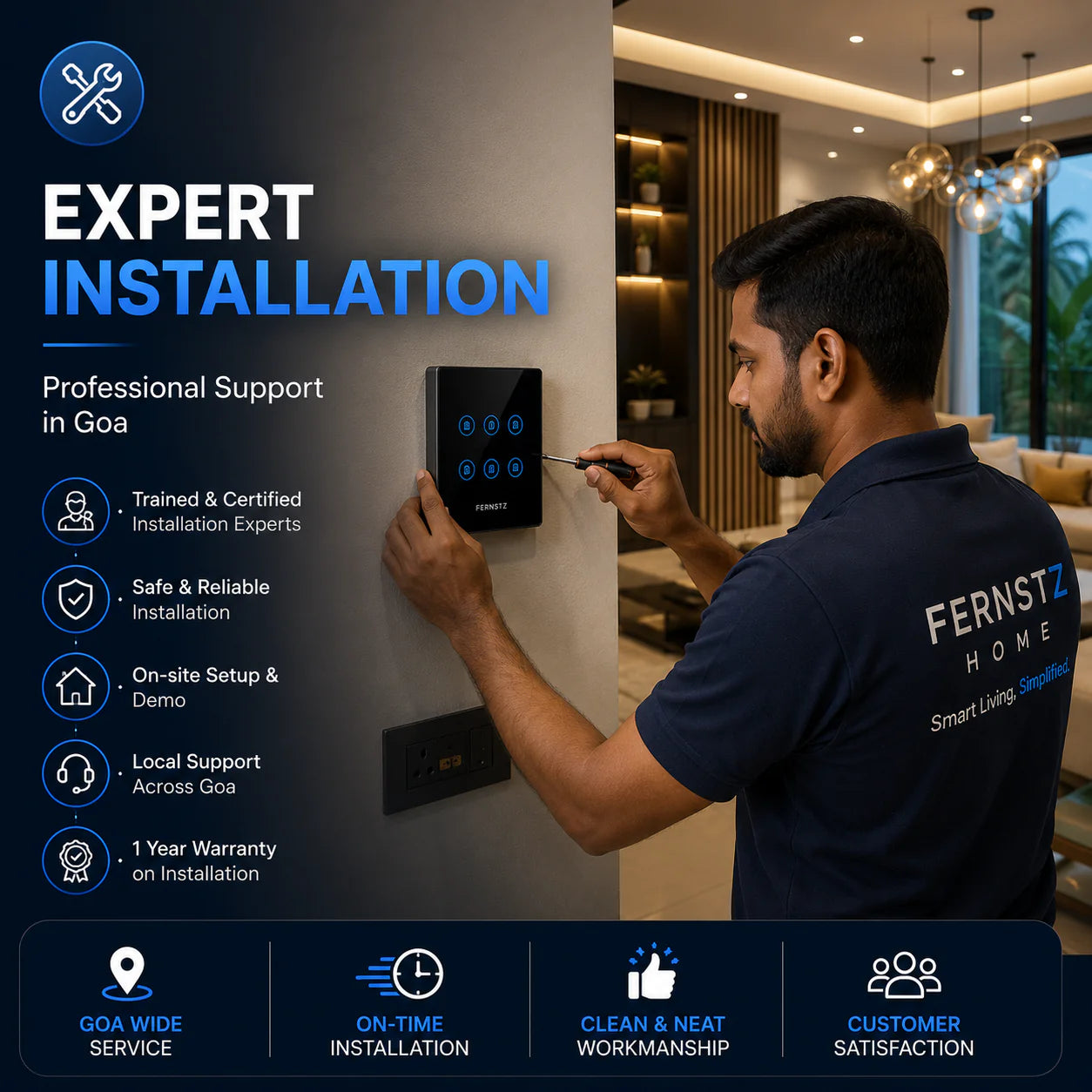 Smart Lock Installation Service -GOA