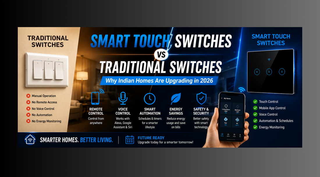 Smart Touch Switches vs Traditional Switches