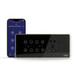 Wi-Fi + Bluetooth Smart Touch Switch Panel – 8 Module (4 Switch + 2 Fan + Socket)