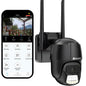 Golens WC12K Wi-Fi 3MP CCTV Camera PTZ 2K Home Outdoor Security