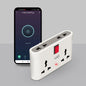 AZIOT Smart 4-Way Multi Plug Adaptor (WiFi + BLE) with 2 Universal Sockets