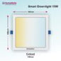 HomeMate Smart CCT Downlight- Square
