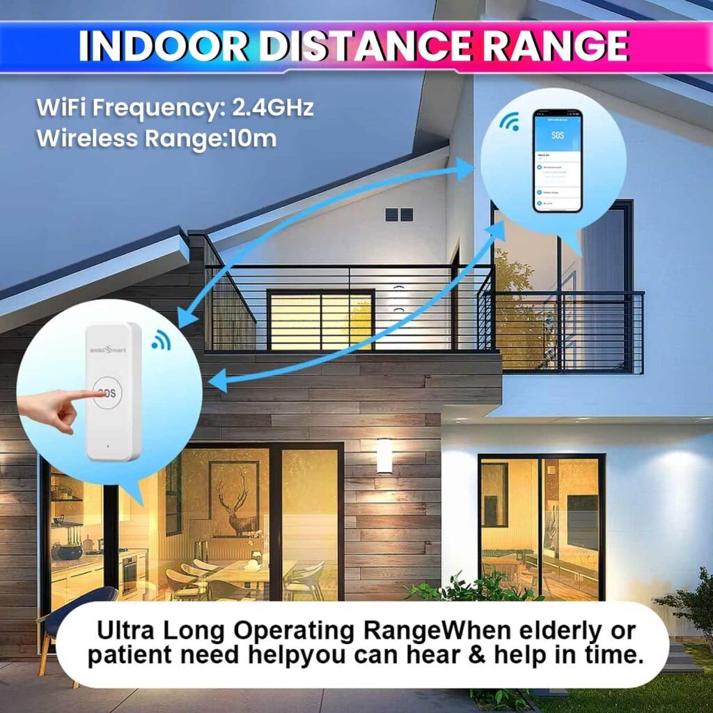 Smart WiFi SOS Emergency Button