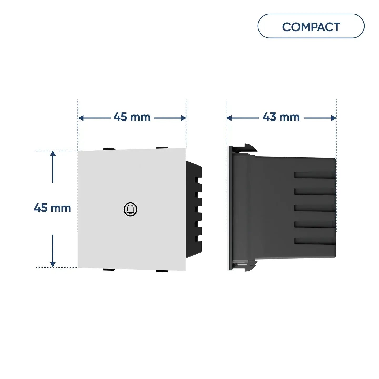 Smart Modular Bell Touch Switch