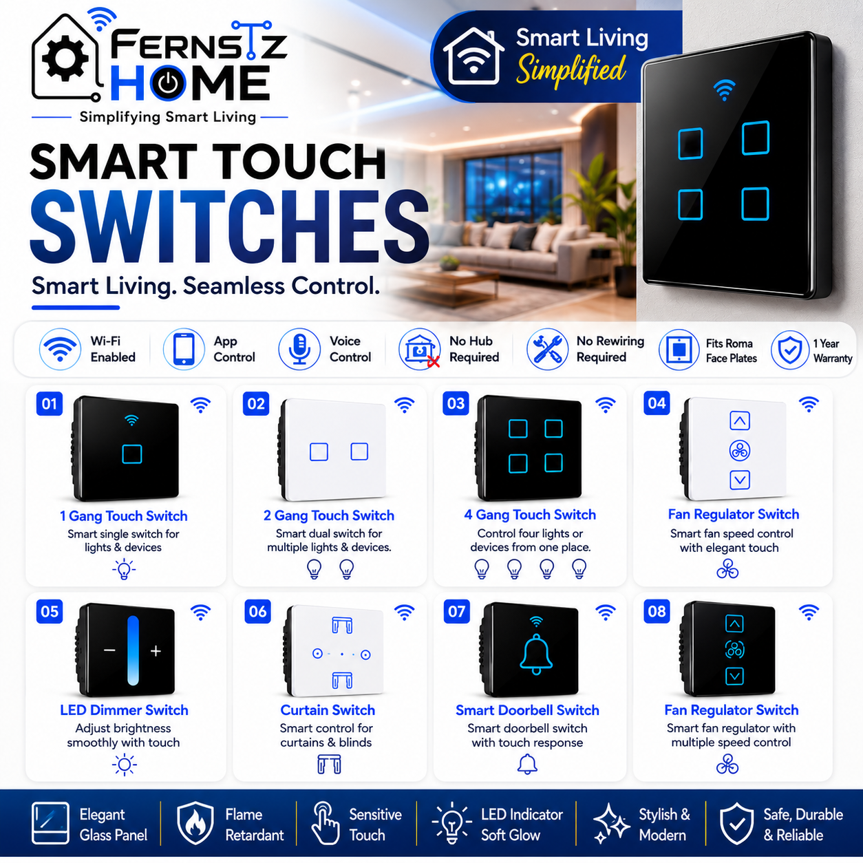 Smart Home Setup & Installation – SMART 3 BHK – Premium Living
