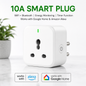 10A Smart Plug with Energy Monitoring + Wi-Fi + Bluetooth