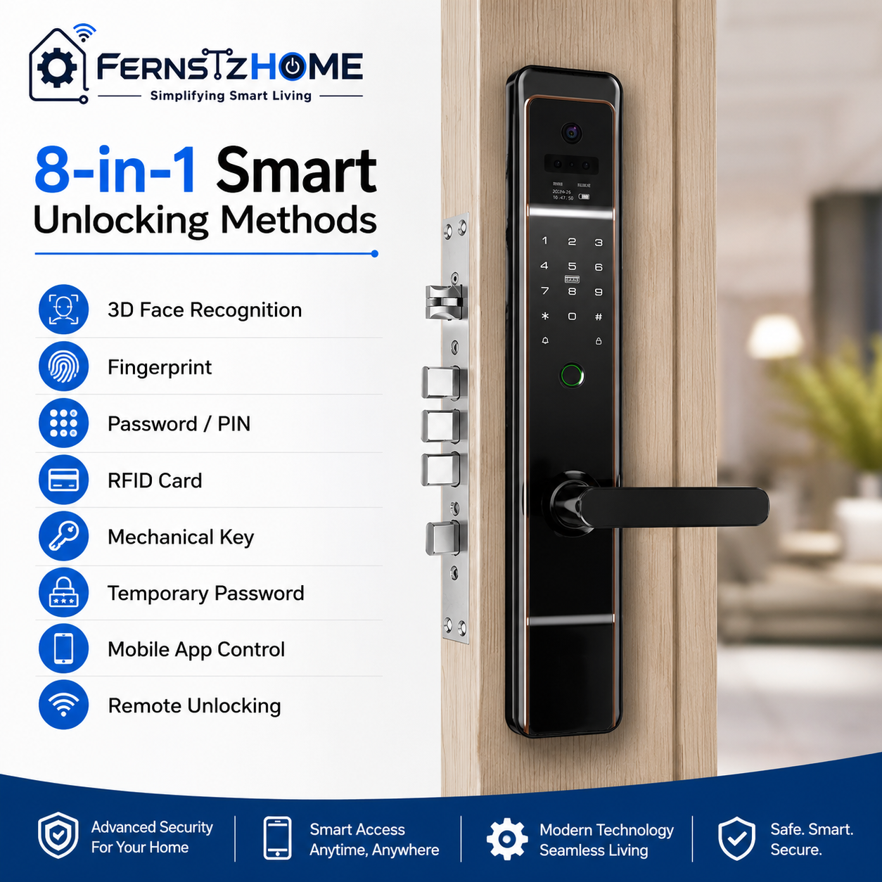 GOLENS X110Pro Smart Digital Door Lock