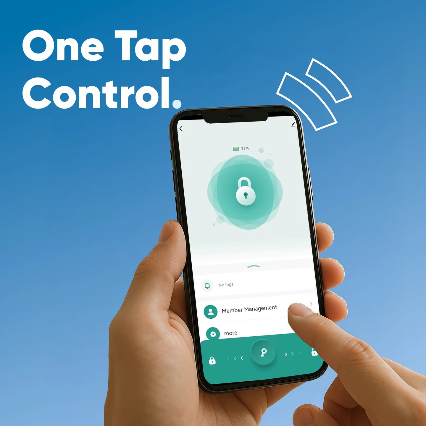 Smart Handle Door Lock with Fingerprint, Passcode & App Control