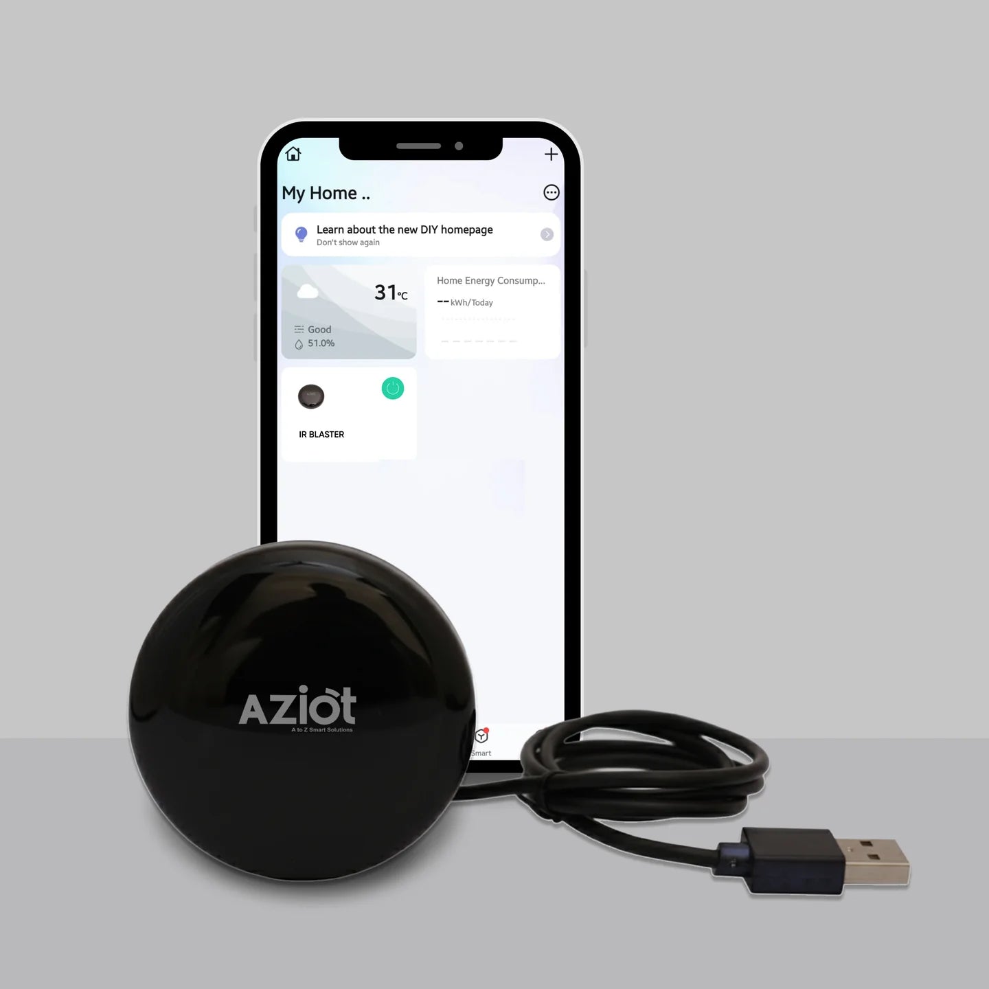 Universal Smart IR Blaster – Wi-Fi Remote for AC, TV & More