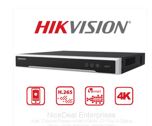 HIKVISION Pro 32 Channel 4K 2SATA H.265+ Embedded NVR