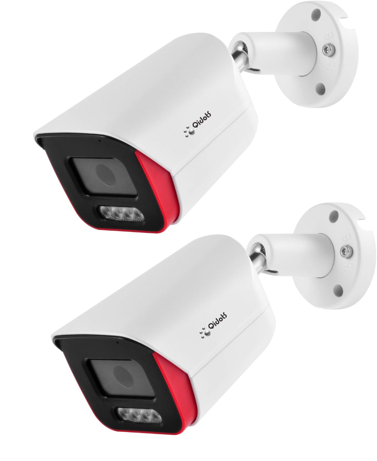 QHIK-8MP 8MP PoE Bullet Camera 4K 3.6MM Night Color 2-Pack