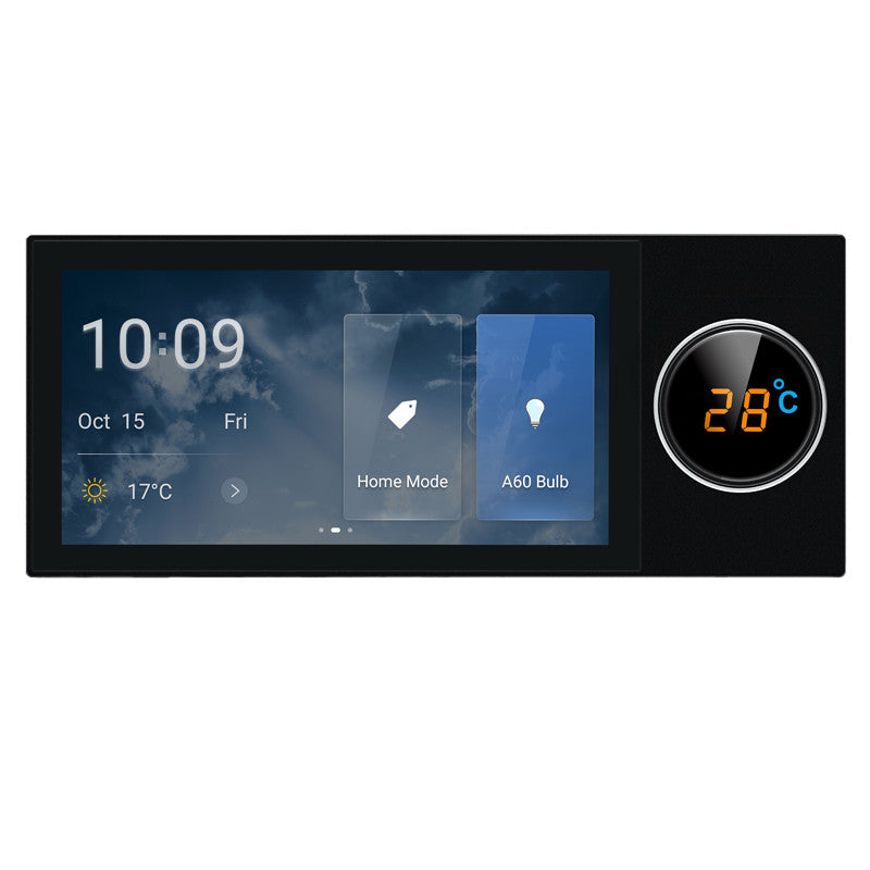 FTZ 6-Inch Smart Home Control Panel with Knob & Zigbee