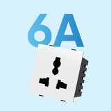 6A Modular Socket – Fits Standard Modular Switch Plates | FERNSTZHOME