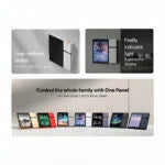 Ledgebit 3.5″ Multi-Function Smart Touch Panel with 3-Gang Smart Switch – Wi-Fi