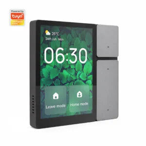 Ledgebit 3.5″ Multi-Function Smart Touch Panel with 3-Gang Smart Switch – Wi-Fi