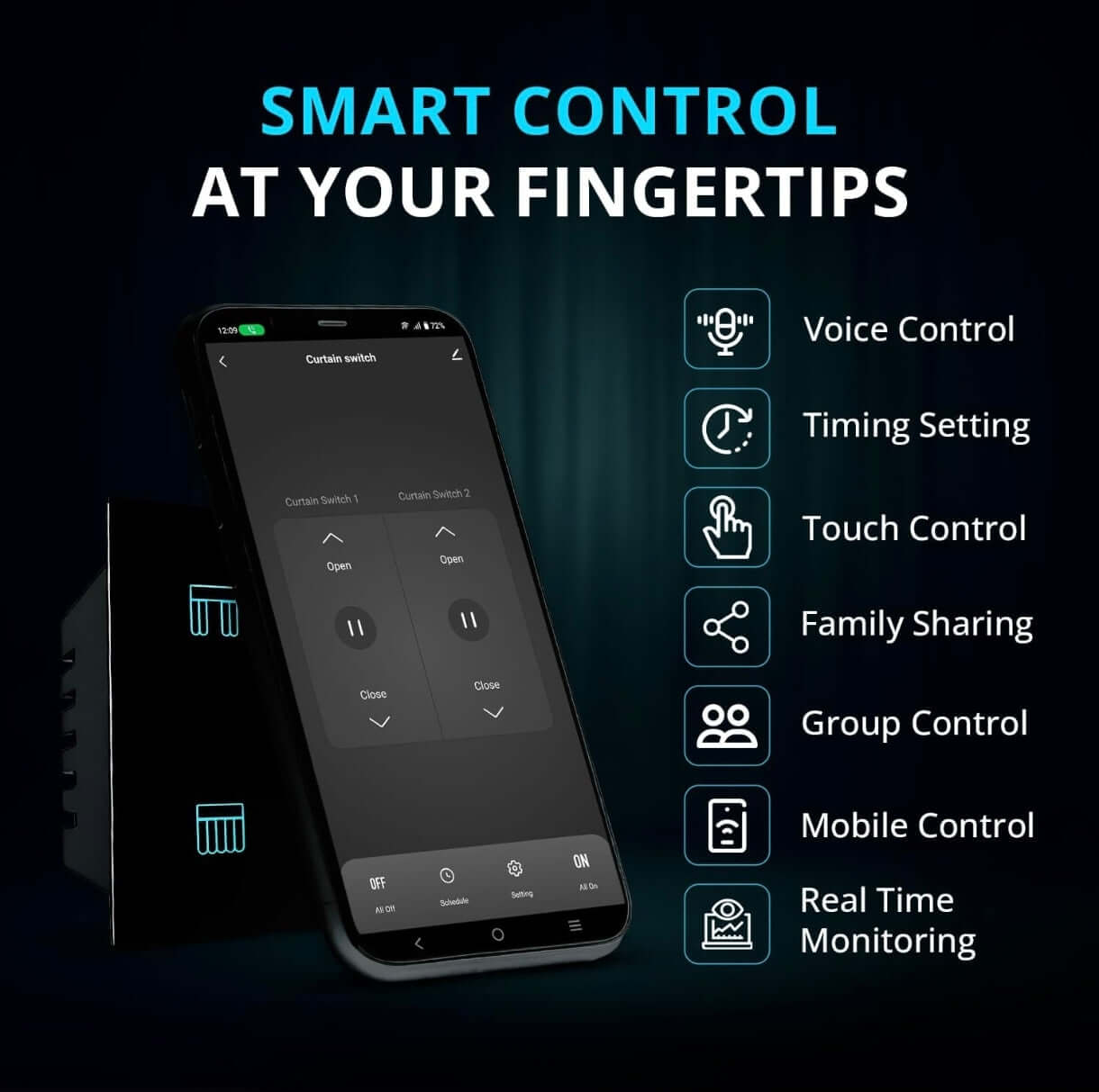 Smart Curtain Switch